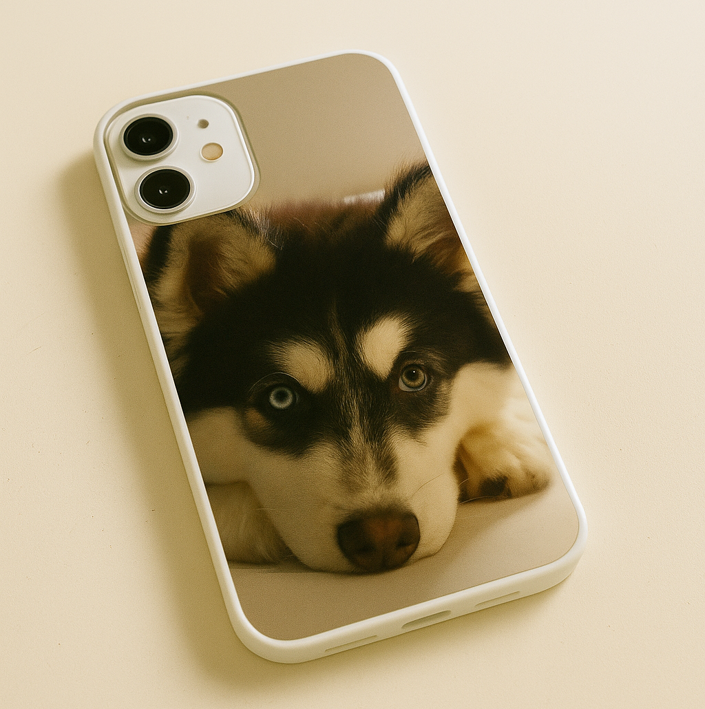 Softcase telefoonhoesje met foto van jouw huisdier