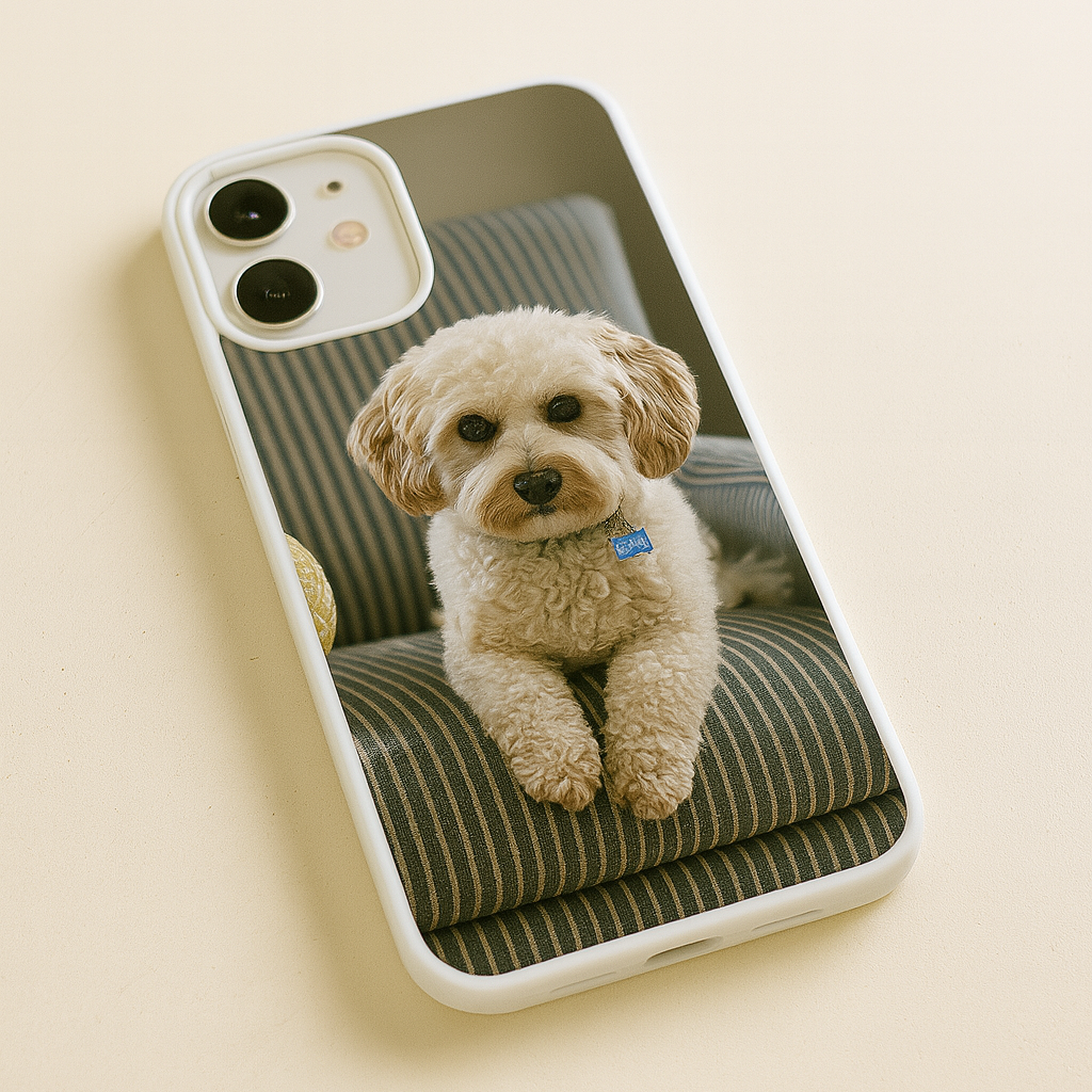 Softcase telefoonhoesje met foto van jouw huisdier