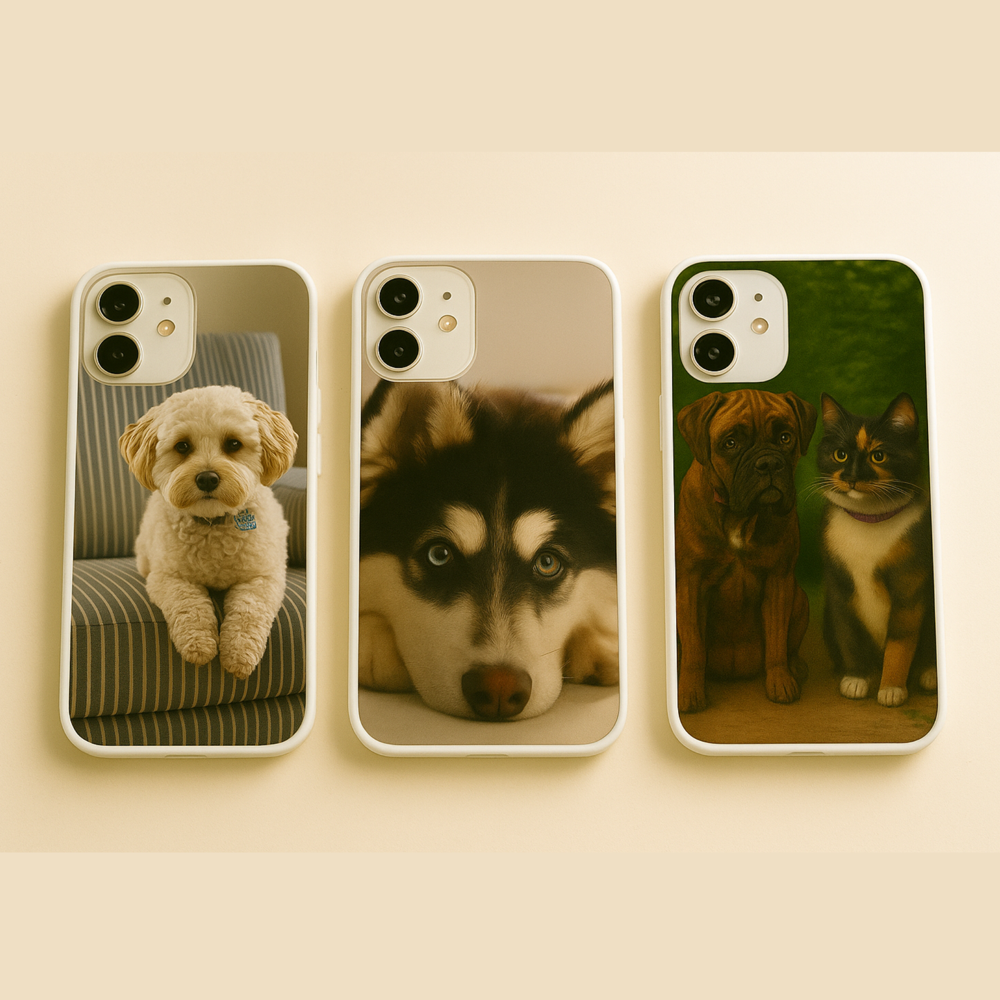 Softcase telefoonhoesje met foto van jouw huisdier